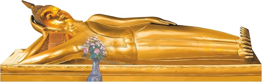 La famosa estatua del Buda reclinado en Wat Lokayasutharam.