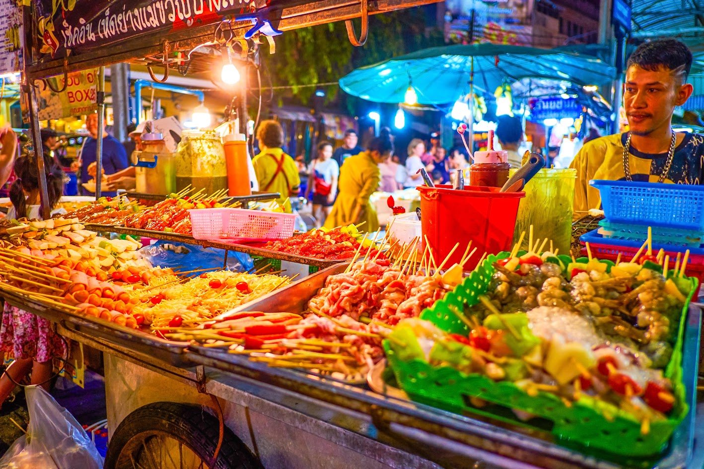 Street food and local market life in Pattaya